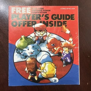 Pokémon Rot und Blau Gameboy Spielerhandbuch Angebot Insert U/DMG-APAE-USA - Bild 1 von 5