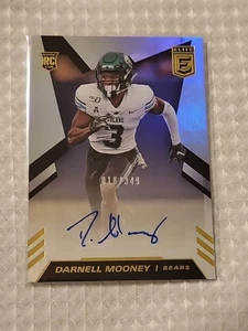 2020 Darnell Mooney Donruss Elite Rookie Auto RC #/349 #RA-DM Autograph  - Picture 1 of 2