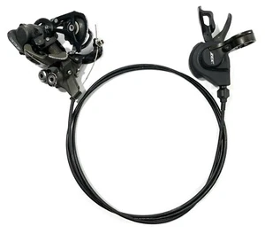Used Shimano Zee RD-M640 Shadow Plus 10-Speed Derailleur & SL-M640 Shifter - Picture 1 of 18