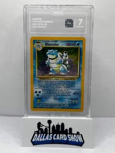 Pokemon 1999 Blastoise Holo 2/102 TAG Graded 7 - Picture 1 of 2