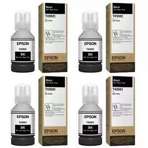 Juego de tinta negra Epson SureColor para Epson F170 y Epson F570 - Paquete de 4 - Imagen 1 de 4