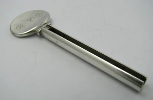 TIFFANY & Co. STERLING SILVER TOOTHPASTE TUBE SQUEEZER c1960s Mono "R.C.D." - Picture 1 of 6