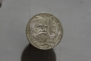 ðŸ§ðŸ‡©ðŸ‡ª GERMANY 10 Mark 1988 F - Silver .625 - Carl Zeiss B49 #Z3728 - Picture 1 of 2