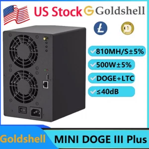 US stock Goldshell Mini DOGE III Plus Asic Miner 810MH/S LTC&amp;Doge  Miner - Picture 1 of 6