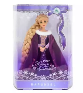 Disney Store Rapunzel 2021 Holiday Special Edition Doll - Picture 1 of 6
