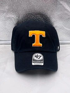 Tennessee Volunteers NCAA '47 Brand Black Clean Up Adjustable Hat - Picture 1 of 5