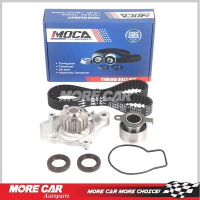 Kit de correa de distribución bomba de agua apta para Honda Civic CRX 1988-1991 1,6 L L4 SOHC TB145 Foto 1 de 4