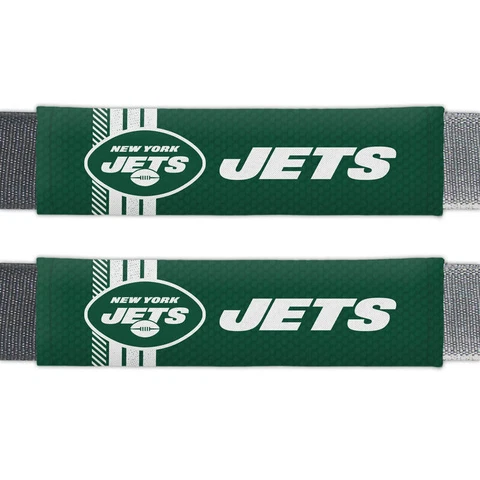 New York Jets NFL Rally Seat Belt Pad Set of 2 Cover