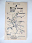 Vintage  Aa  Town Plans Of Devonshire  With  Routes