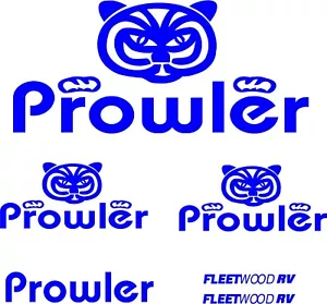 6pc Prowler Camper RV Vinyl Decal Stickers Camper Graphics  - Picture 1 of 2