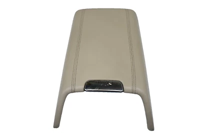 Lincoln Navigator 2003-2006 consola delantera cuero beige reposabrazos tapa OEM Foto 1 de 4
