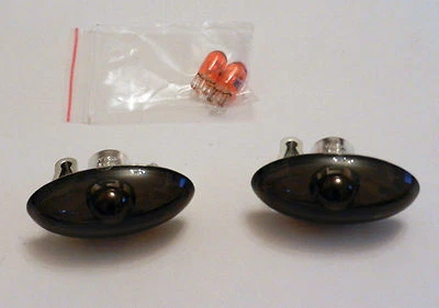 FOR CITROEN C1 C2 C3 C5 PEUGEOT 107 206 307 407 607 - SIDE INDICATOR SMOKED SET - Image 1 of 3