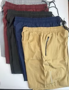5 Pack Mens Multicolor Athletic Basketball Shorts Mens Size L - 7” Inseam - Picture 1 of 7