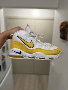 Air Max Uptempo 95 Laker Size 13 Mens Nike Yellow White 2019 Pippen Kobe Ships💨 - Picture 1 of 7