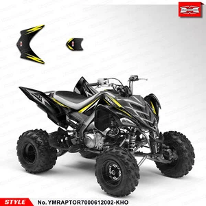 Kungfu Graphics Custom Sticker Kit ATV Decal for Yamaha Raptor 700 2006-2012 - Picture 1 of 7