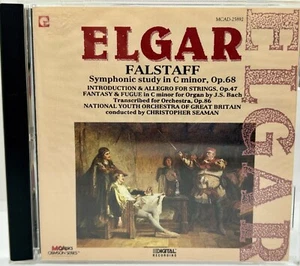 VERY GOOD - Elgar: Introduction Allegro Falstaff Bach Fantasy Fugue CD - Picture 1 of 3