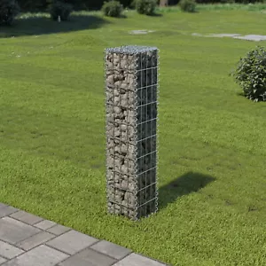 Gecheer Gabion Wall with , Galvanized Steel Gabion Basket Cage Fence Raised A3O6 - Picture 1 of 5