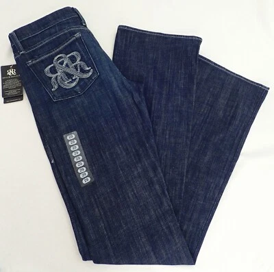 Jeans Rock & Republic ORIGINALES KASANDRA Bootcut Sonajero Azul Talla 29 Nuevos con Etiquetas Foto 1 de 4