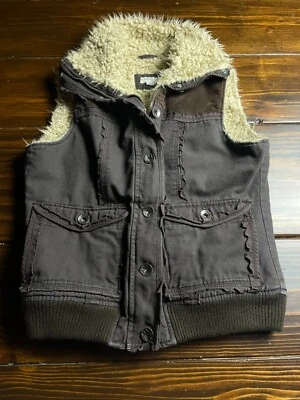 Maurices Jacket, Women's Size Medium, Brown, Vest, Faux Fur - Изображение 1 из 4