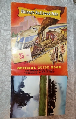 Chicago Railroad Fair Official Guide Book 1948 Booklet Souvenir - Image 1 of 4