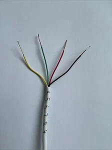 Kabel für Wasserzähleranschluss - 50 Fuß massiver Kupferdraht 22/4 - Bild 1 von 2