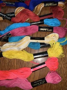 (100) Skeins Mostly New J&P Coats Various Colors Embroidery Floss Thread - Picture 1 of 6