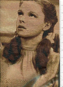 ~ THE WIZARD OF OZ tapestry ~ OVER THE RAINBOW DOROTHY TOTO kansas sepia - Picture 1 of 1