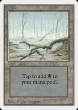 Swamp (A) Unlimited Played MTG Magic DNA GAMES