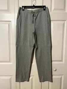 Karen Scott Sport Women's Heather Gray Drawstring Sweatpants Size Medium P/O - Picture 1 of 4
