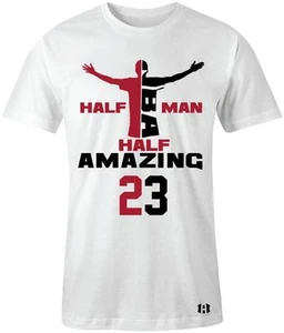 "HALF MAN HALF AMAZING" T-SHIRT to Match Air Retro 13 "CHICAGO" - Picture 1 of 1