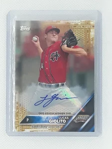 Lucas Giolito 2016 Topps Debüt Baseball - GOLD AUTO (50/50) Harrisburg Senators - Bild 1 von 2