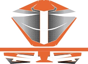CUSTOM ORANGE ROTAX AIRBOX STICKER KIT - TO MATCH OUR ORANGE CUSTOM KIT KARTING - Picture 1 of 3