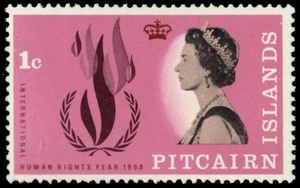 PITCAIRN ISLAND 88 (SG85) - International Human Rights Year (pa81578) - Picture 1 of 1