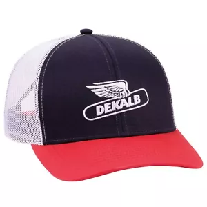 SOMBRERO GORRA DEKALB SEMILLA K-Products *PATRIOT Azul Marino Rojo Blanco* SOMBRERO *TOTALMENTE NUEVO* DS27 - Imagen 1 de 1