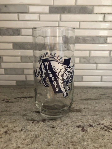 Vintage NCAA Villanova Wildcats 6" Glass Cover