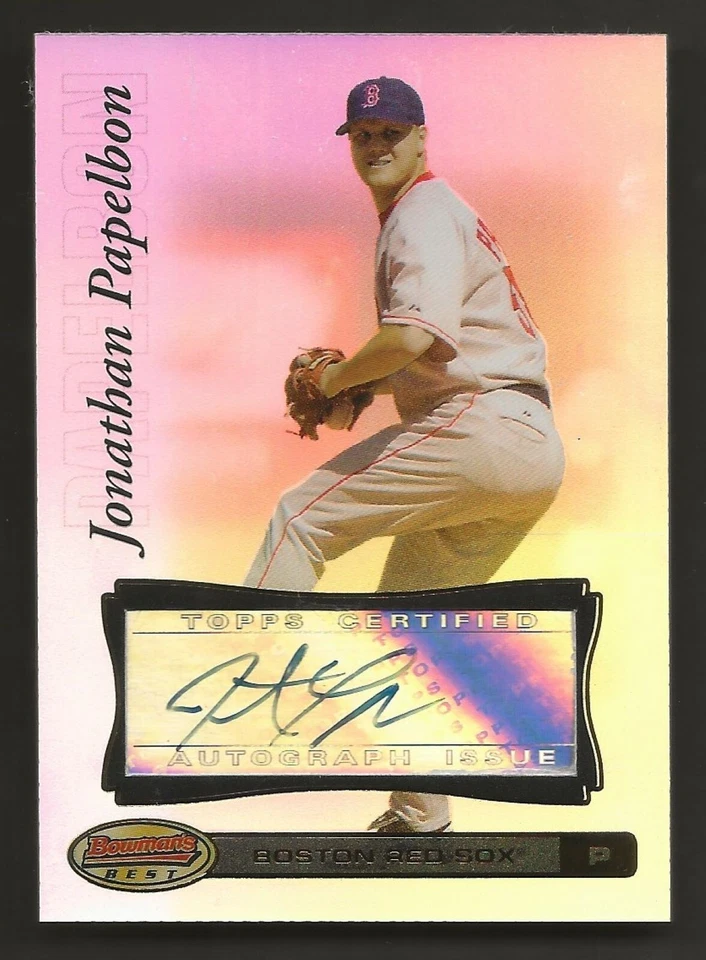 2007 Bowman's Best #41 Jonathan Papelbon Autograph - Image 1 of 2