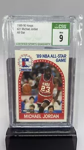 1999-00 Hoops #21 Michael Jordan CSG 9 come nuovo ALL-Star basket - Foto 1 di 2