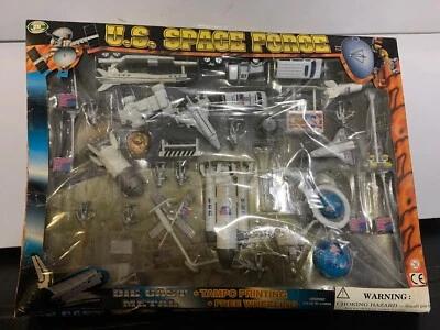 EE. UU. Juego espacial cohete de la Fuerza Espacial y Plástico Die Cast Metal & Plástico EE. UU. -00929SC- Foto 1 de 4