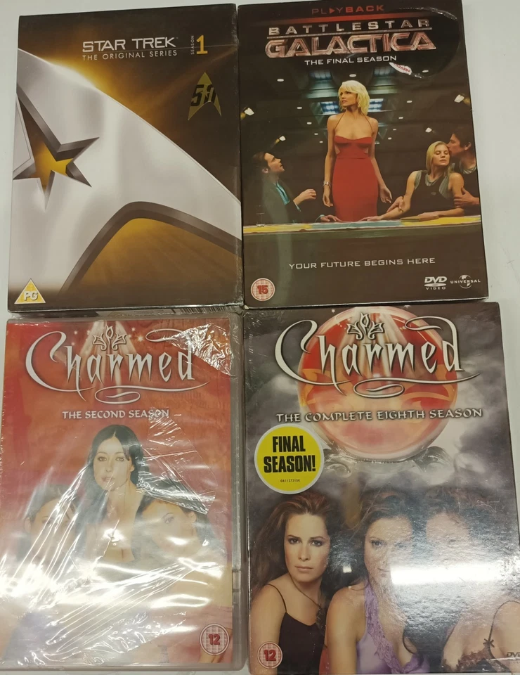 DVD Bundle US TV Shows BRAND NEW & Sealed Sci-fi x 4 Charmed Seasons 2 & 8 - Image 1 of 1