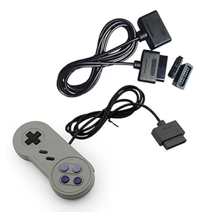 Super NES Controller With 6 Feet Extension For Super Nintendo SNES - Picture 1 of 3