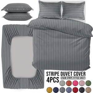 JUEGO DE FUNDAS NÓRDICAS REVERSIBLES 4 PIEZAS CON SÁBANA BAJERA + FUNDAS DE ALMOHADA INDIVIDUALES DOBLES KING - Imagen 1 de 57