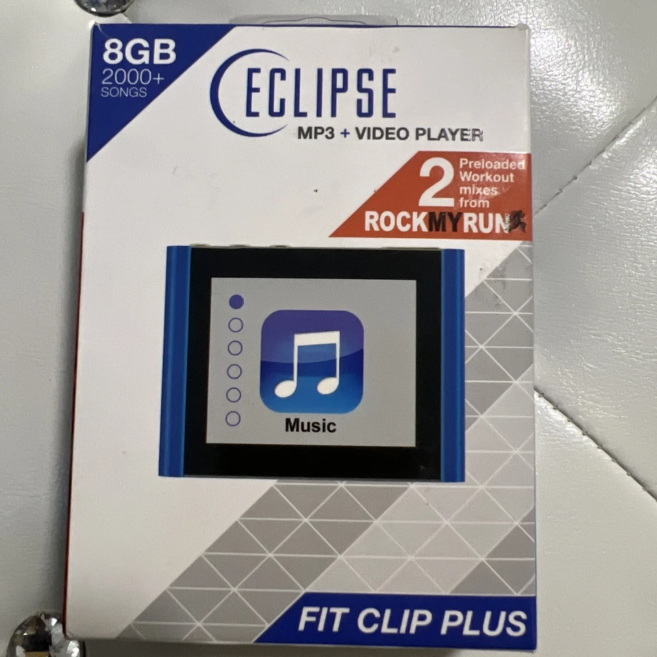 Reproductor MP3 Eclipse Red Clip serie V180 (8 GB) NUEVO EN CAJA Foto 1 de 4