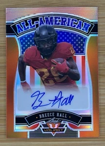 Leaf Valiant 2022 - All-American Breece Hall #AA-BH1 naranja/25 (AU, RC) - Imagen 1 de 3