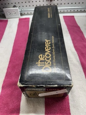 Bausch & Lomb 60mm Zoom Telescope No: 78-1600 with Original Box - Image 1 of 4