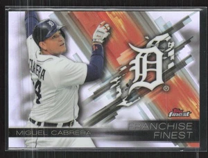 2016 Finest #FF-MC Miguel Cabrera Franchise Finest Detroit Tigers (P) - Picture 1 of 2