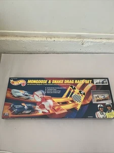 1993 Hot Wheels Mongoose & Snake Drag Race Set 25th Anniversary Sealed - Picture 1 of 11