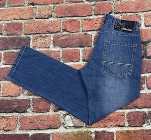 Vintage SOUTHPOLE Collection Jeans Men's 34x33 Denim Straight Leg Baggy Hip Hop - Picture 1 of 10