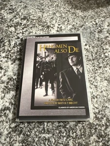 Hangmen Also Die (1943) (DVD, 2014, Cohen Media) Fritz Lang - Bertolt Brecht HTF - Imagen 1 de 5
