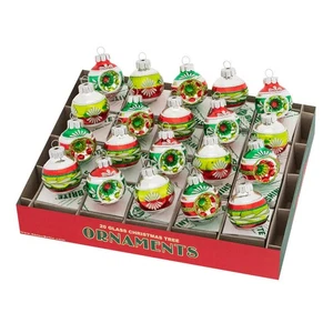 Holiday Splendor 1.25" Half Reflector Half Rounds Set of 20 - Picture 1 of 1