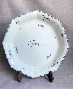 Antique c1780 Leeds Intricately Painted Octagonal Floral Creamware Serving Plate - Picture 1 of 20